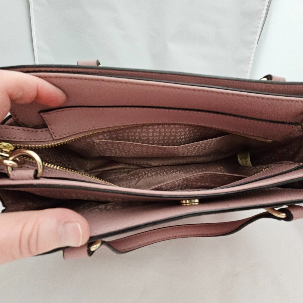 Kate Spade Satchel Bag in Mauve! EUC! - Picture 4 of 9